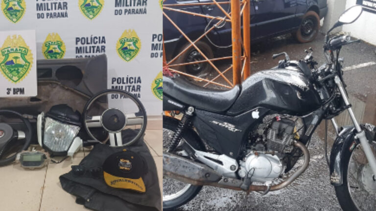 Motocicleta furtada é recuperada em Pato Branco