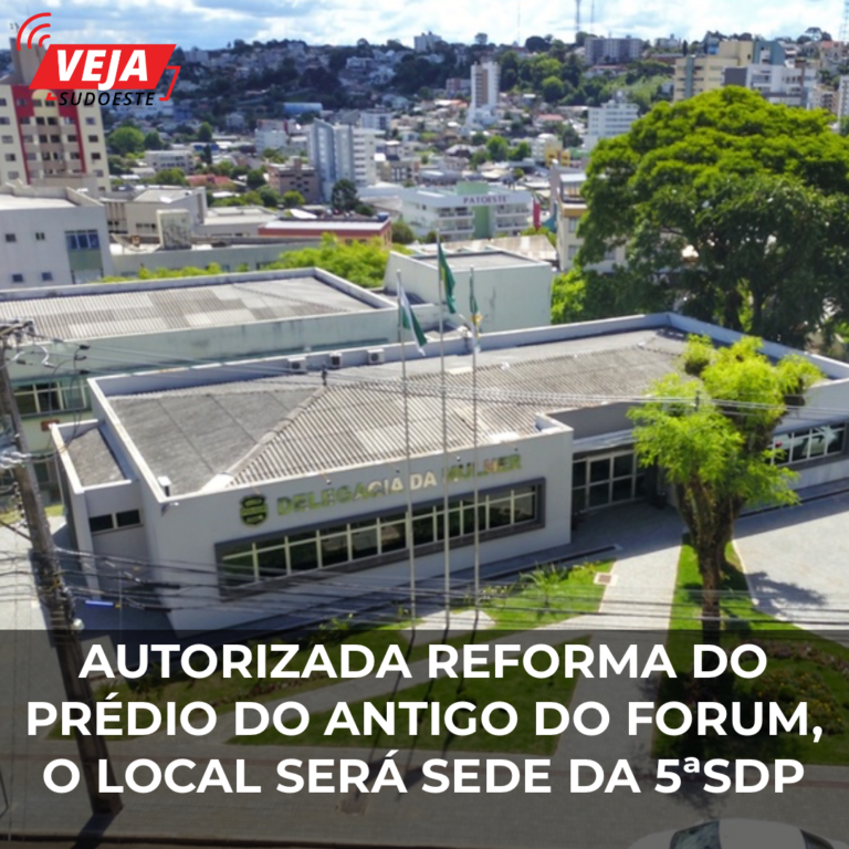 Autorizada a reforma do antigo fórum, o local será sede da 5ªSDP