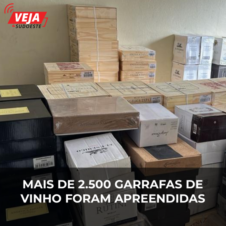 Polícia Federal localiza depósito ilegal de vinhos