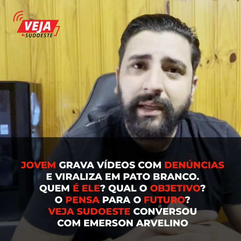 Jovem publica vídeos com denúncias e viraliza em Pato Branco