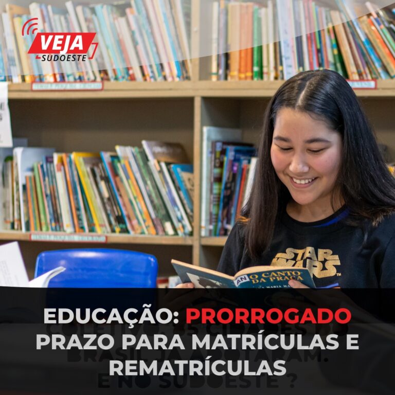 Prorrogado prazo para matrículas e rematrículas