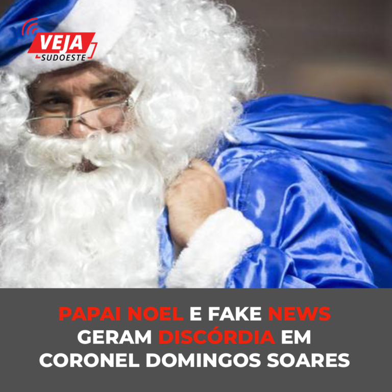 Papai Noel e fake news geram discórdia em Coronel Domingos Soares