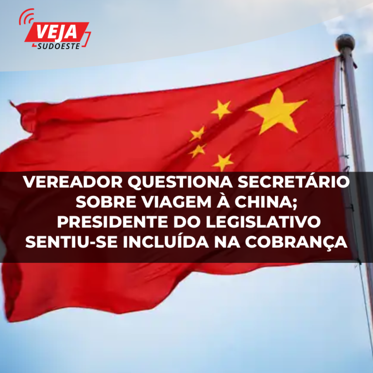 Câmara quer saber resultado de viagem de secretário para a China