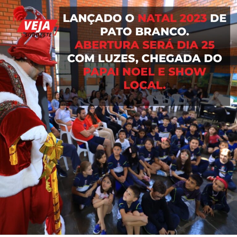 Lançado o Natal 23. Abertura será dia 25, confira as atrações