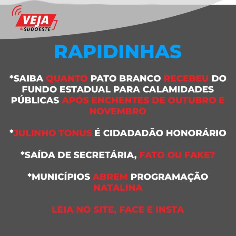 Rapidinhas