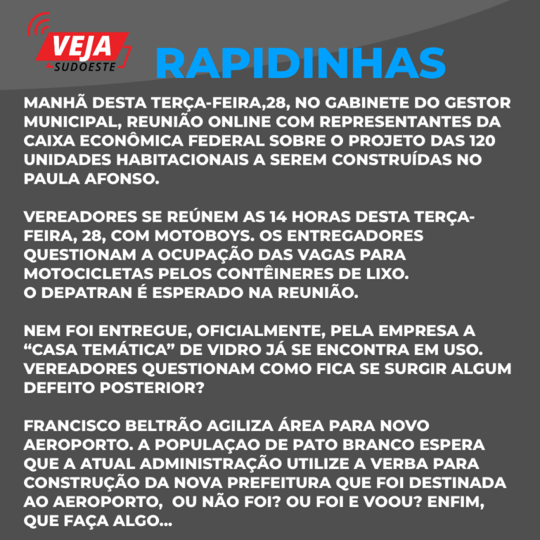 Rapidinhas