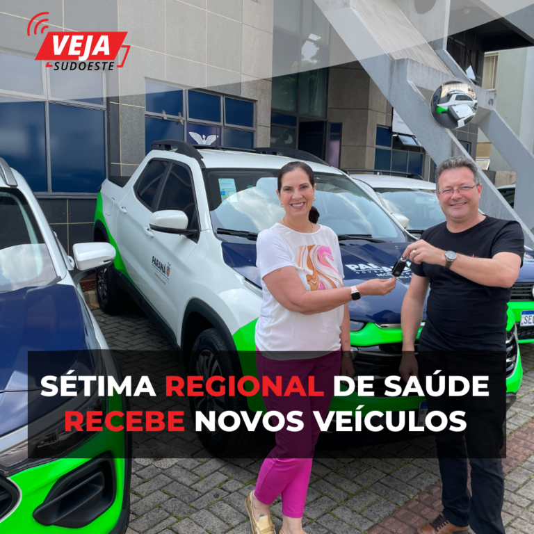 Sétima Regional de Saúde recebe novos veículos