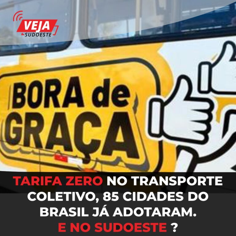 85 municípios já tem tarifa zero no transporte coletivo