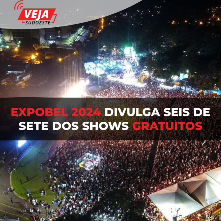 Expobel 2024 divulga seis de sete dos shows gratuitos