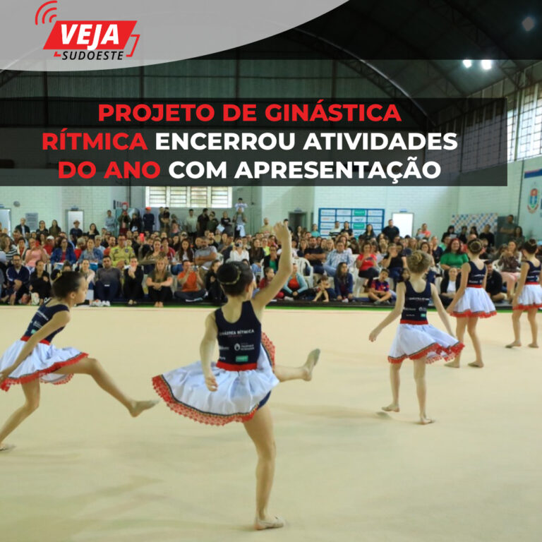 Projeto de Ginástica Rítmica encerra ano com apresentação