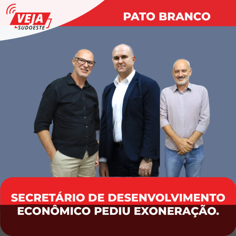 Secretário de Desenvolvimento Econômico pede exoneração