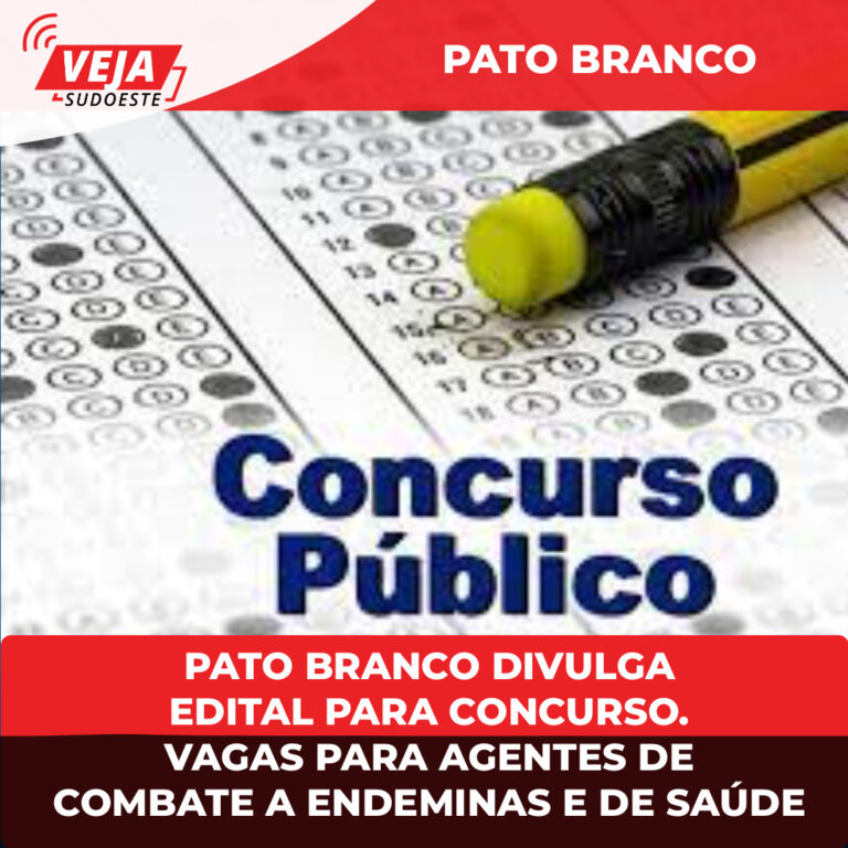 Pato Branco divulga edital para concurso.