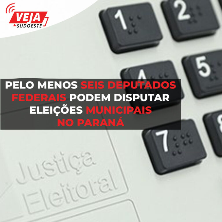 Pelo menos 6 deputados federais podem disputar eleições municipais no Paraná