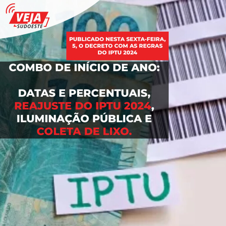 Pato Branco: IPTU 2024 desconto de 5%. Coleta de lixo sobe 10%.