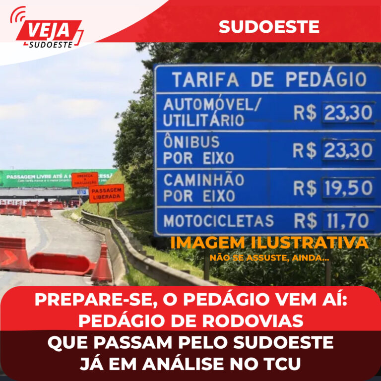 Prepare-se, o pedágio vem aí:Pedágio de rodovias que passam pelo sudoeste já em análise no TCU 