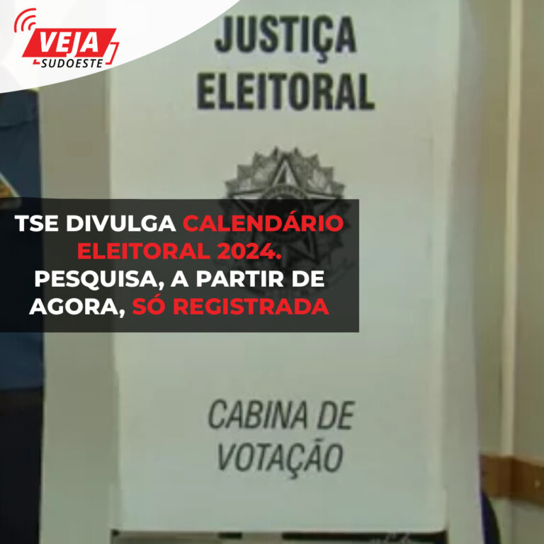 TSE divulga calendário para eleições 2024