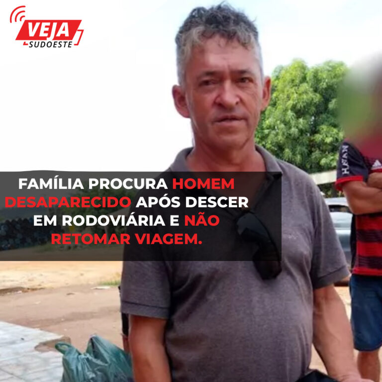 Família procura homem desaparecido após descer em rodoviária e não retomar viagem