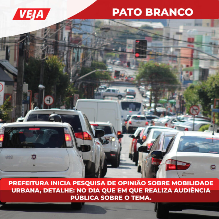 Prefeitura inicia pesquisa de opinião sobre mobilidade urbana