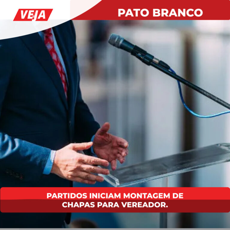 Partidos iniciam montagem de chapas para vereador.