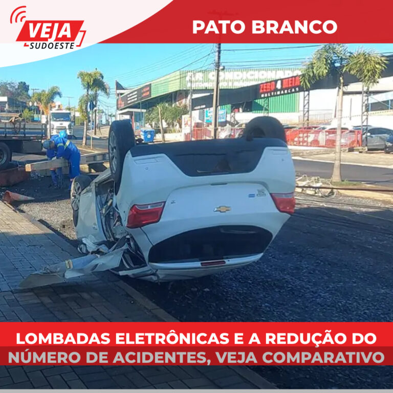 Lombadas eletrônicas e a redução do número de acidentes, veja comparativo