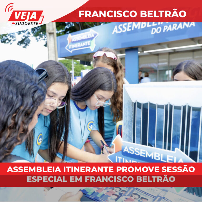 Assembleia Itinerante promove sessão especial em Francisco Beltrão