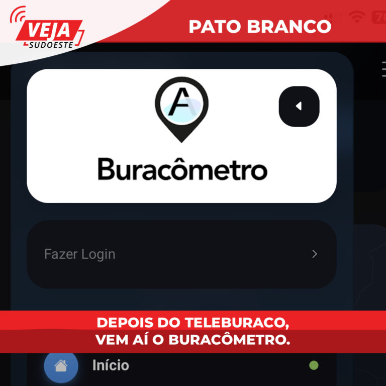Vereador anuncia o Buracômetro