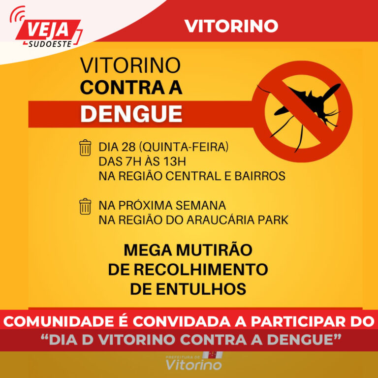 “Dia D Vitorino contra a Dengue”