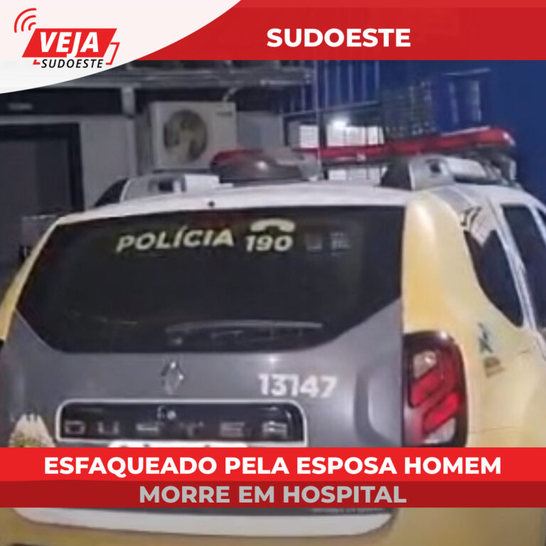 Desgraça pouca é bobagem: homem esfaqueado pela esposa, em busca de socorro, bate o carro e morre no hospital