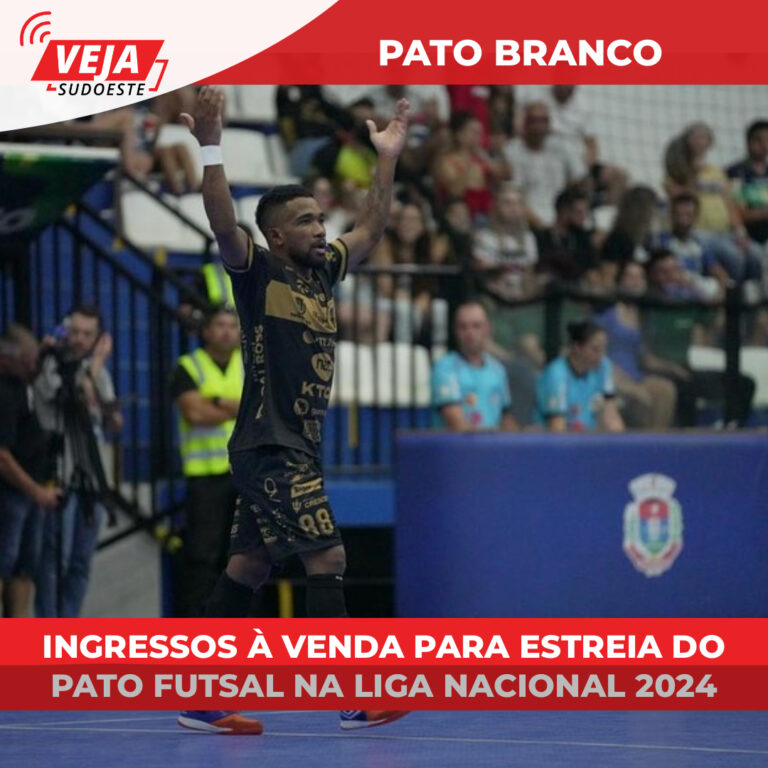 Ingressos à venda para estreia do Pato Futsal na Liga Nacional 2024