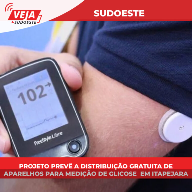 Projeto prevê a distribuição gratuita de aparelhos para medição de glicose  em Itapejara