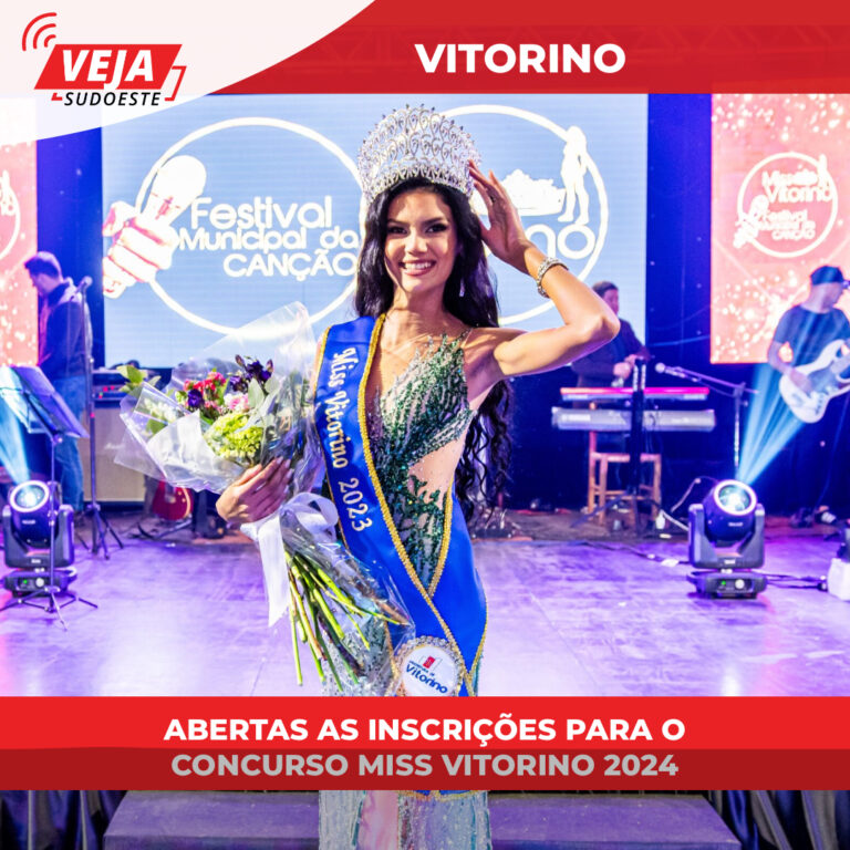 Abertas as inscrições para o concurso Miss Vitorino 2024