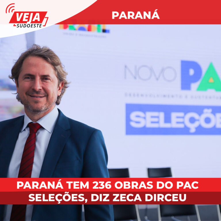 Paraná tem 236 obras do PAC Seleções