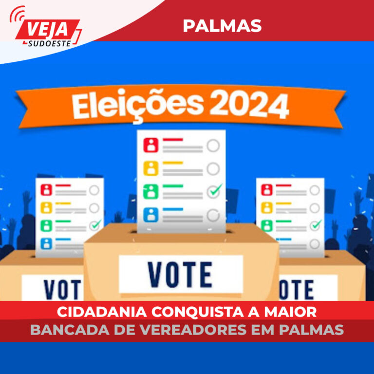 Cidadania conquista a maior bancada de vereadores em Palmas