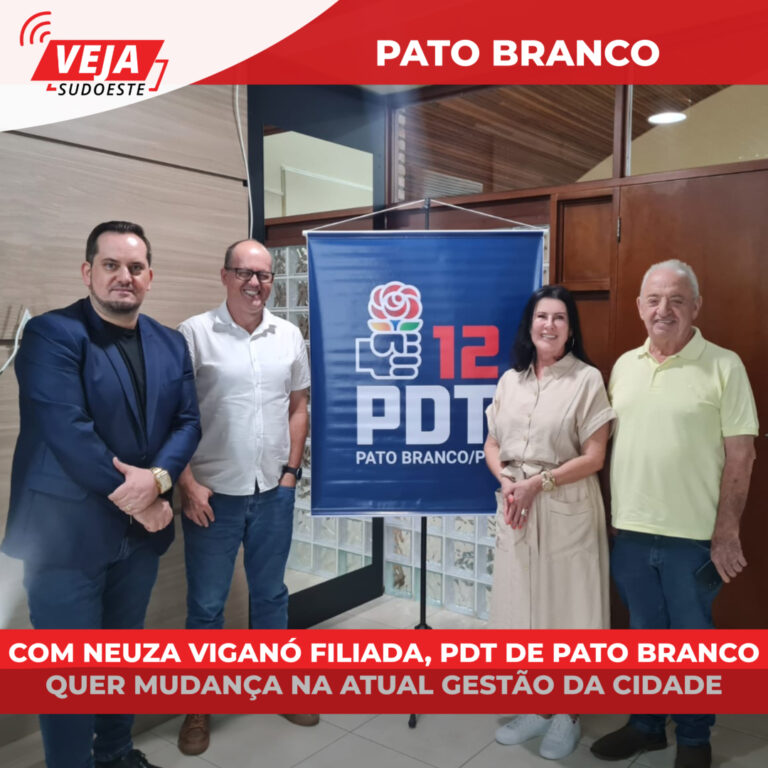 Com Neuza Viganó filiada, PDT de Pato Branco busca mudança na atual gestão da cidade