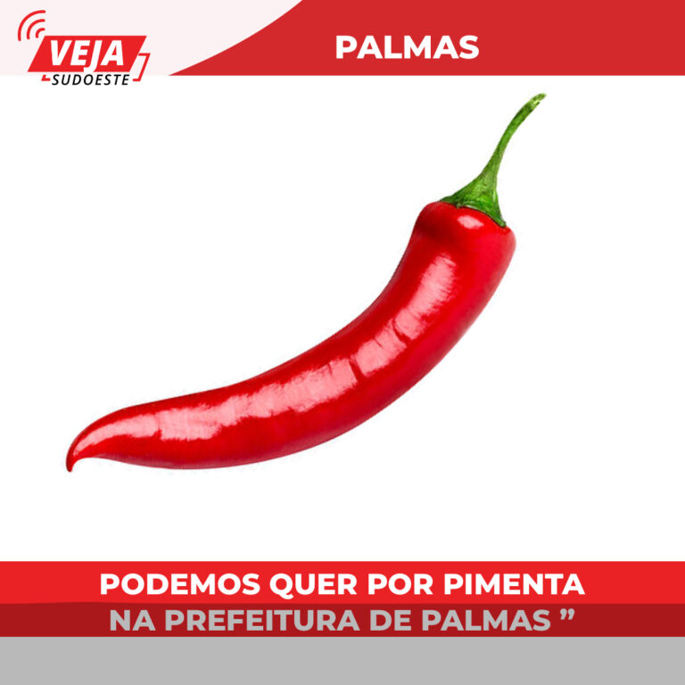 Podemos quer por Pimenta na prefeitura de Palmas ” 