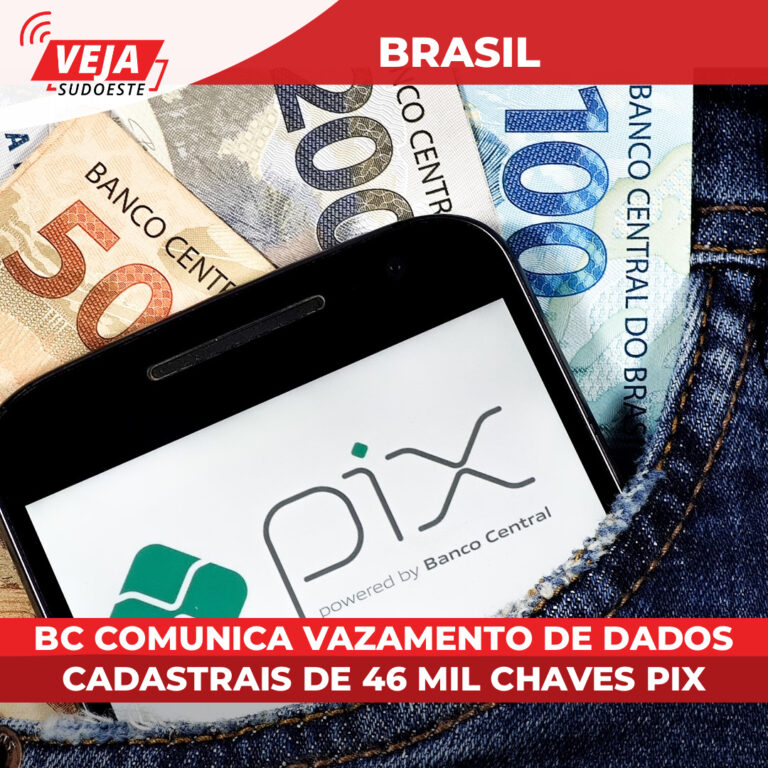 BC comunica vazamento de dados cadastrais de 46 mil chaves Pix