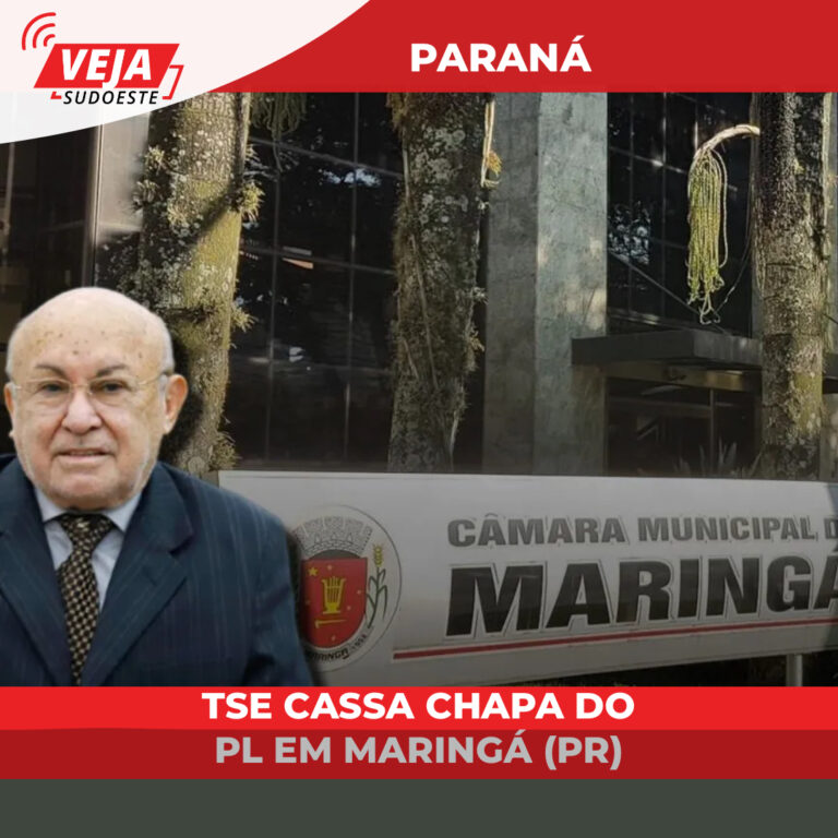 TSE cassa chapa do PL em Maringá (PR)