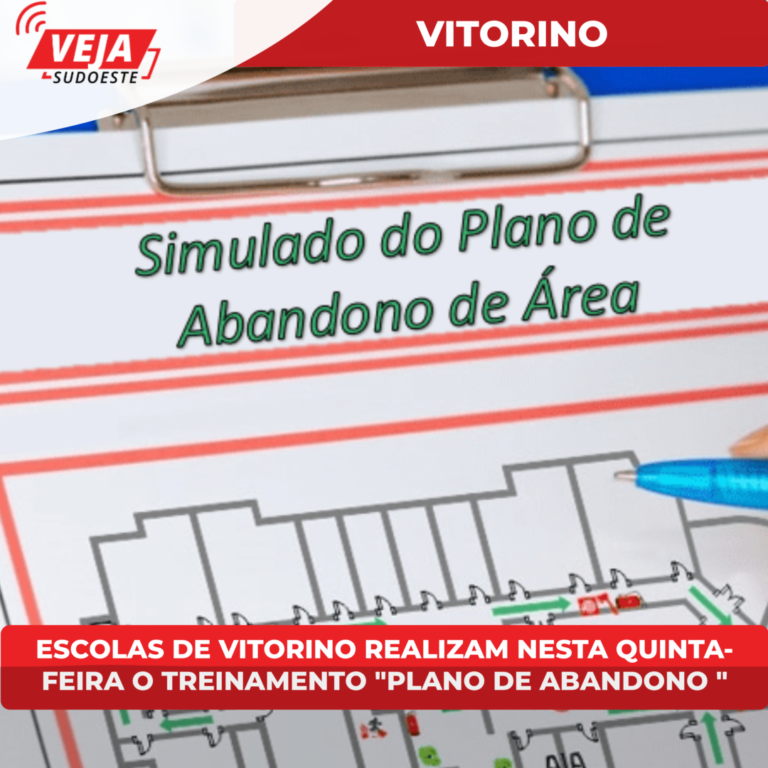 Vitorino realiza nas escolas, nesta quinta-feira, 7, o “Plano de abandono”