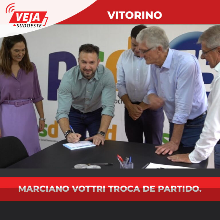 Prefeito Marciano Vottri troca de partido