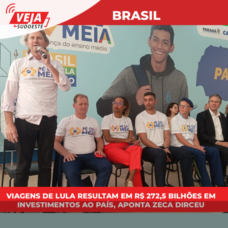 Viagens de Lula resultam em R$ 272,5 bilhões em investimentos ao país, aponta Zeca Dirceu