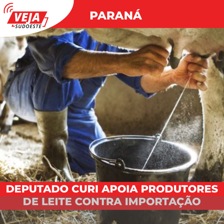 Deputado Curi apoia luta de produtores de leite