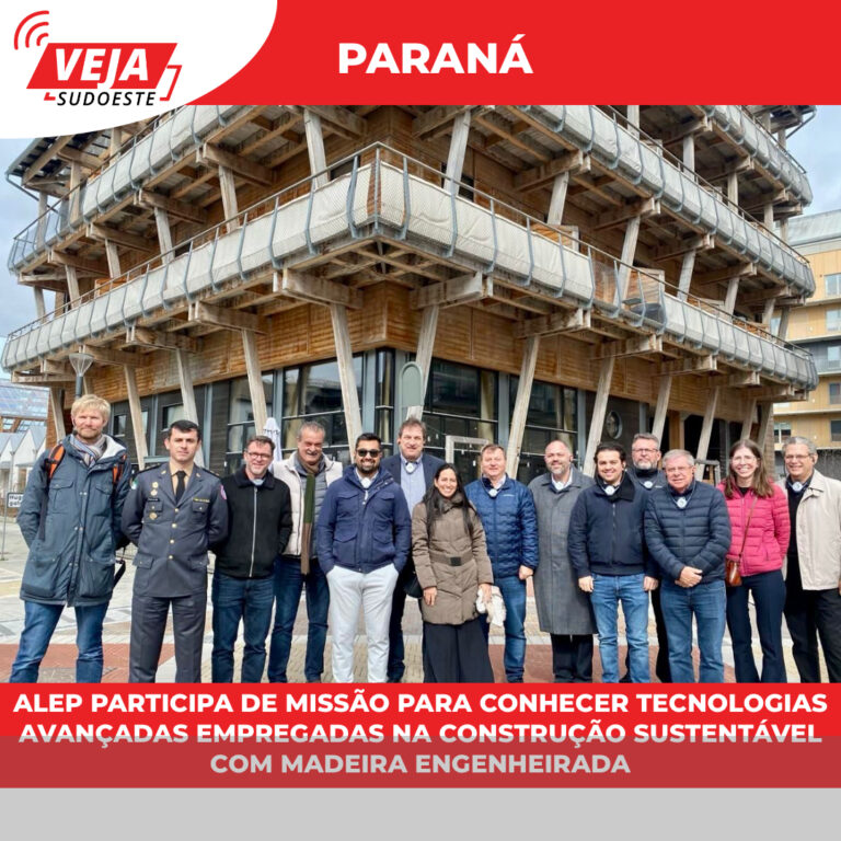 Alep participa de missão para conhecer tecnologias avançadas empregadas na construção sustentável com madeira engenheirada