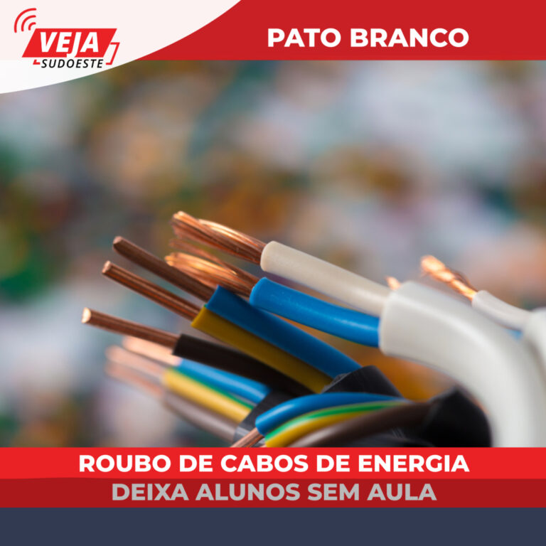 Roubo de cabos de energia deixa alunos sem aula
