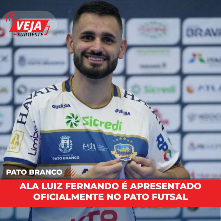 Ala Luiz Fernando é apresentado oficialmente no Pato Futsal