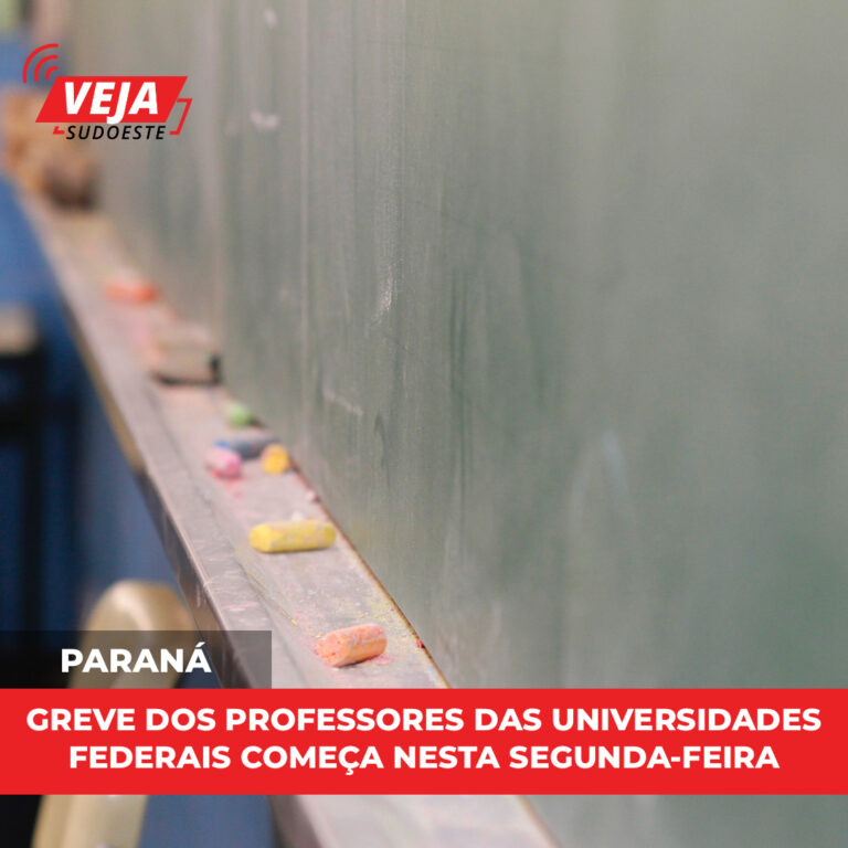 Greve dos professores das universidades federais começa nesta segunda-feira