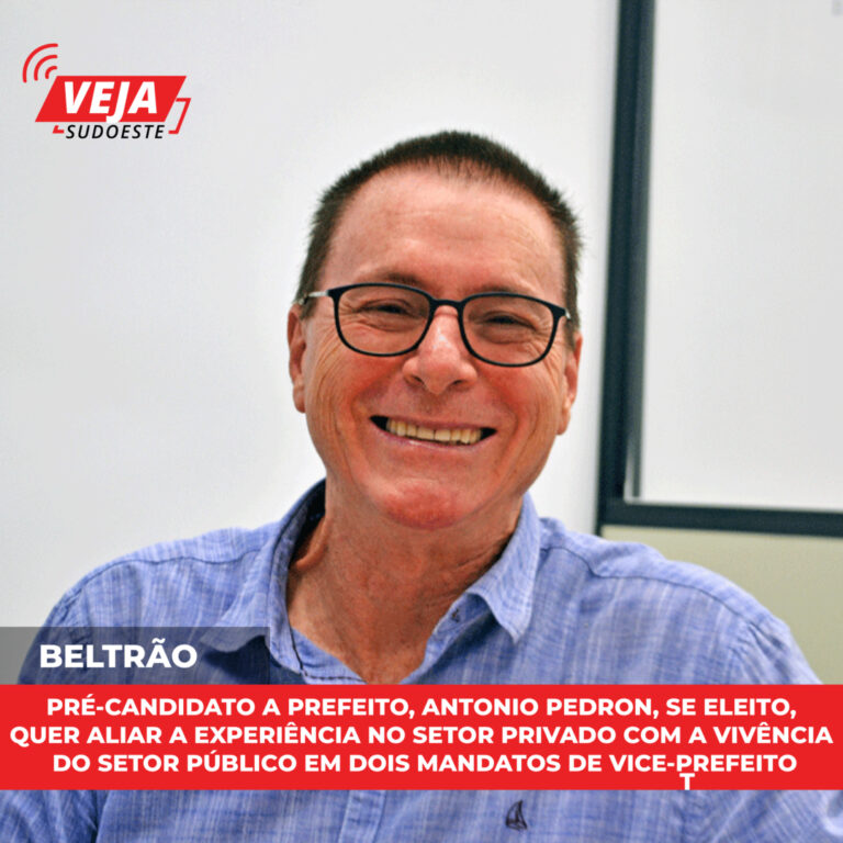 Antonio Pedron confirma pré-candidatura em Beltrão