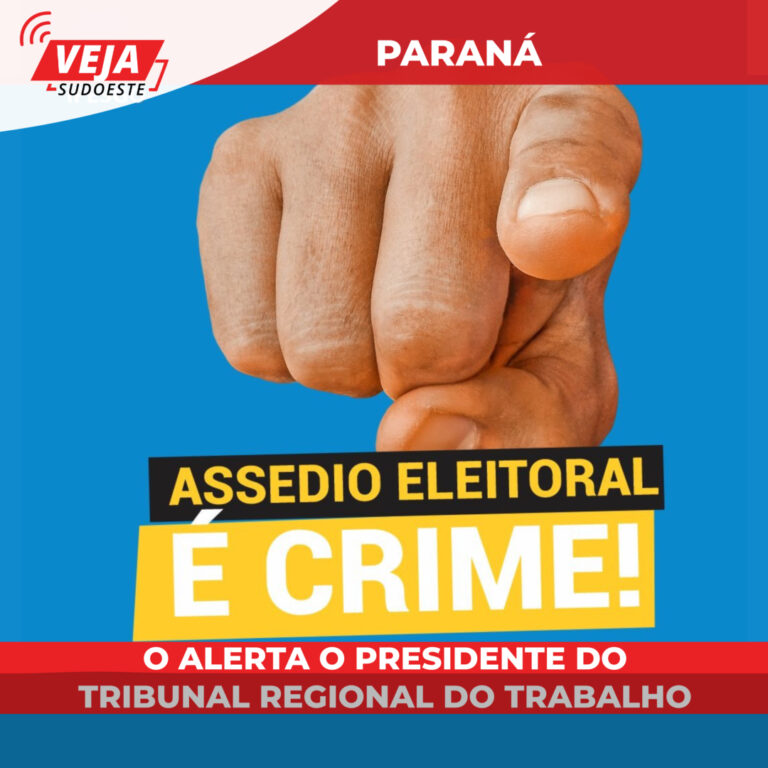 O alerta o presidente do Tribunal Regional do Trabalho