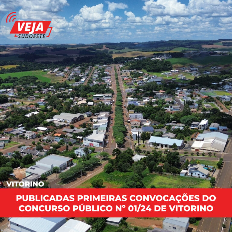 Publicadas primeiras convocações do Concurso Público Nº 01/24 de Vitorino