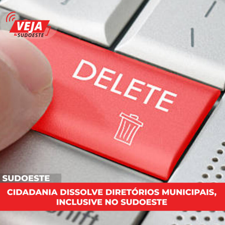 CIDADANIA dissolve diretórios municipais, inclusive no Sudoeste.