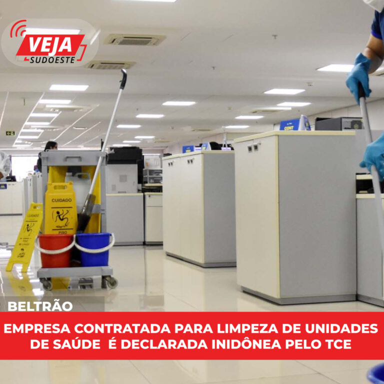 Empresa contratada por Francisco Beltrão para limpeza é declarada inidônea